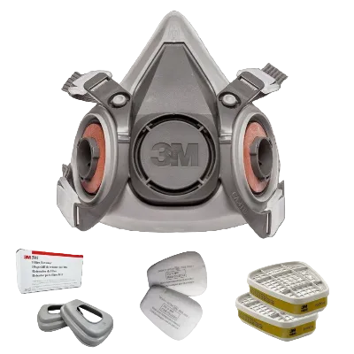 3M HALF FACEPIECE, MEDIUM, COMPLETE
