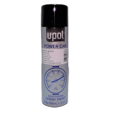 UPOL SATIN BLACK AEROSOL